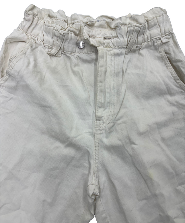 Stradivarius  White Jeans - S | Waist: 26