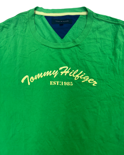 Tommy Hilfiger Green Crew Neck T-Shirt - L