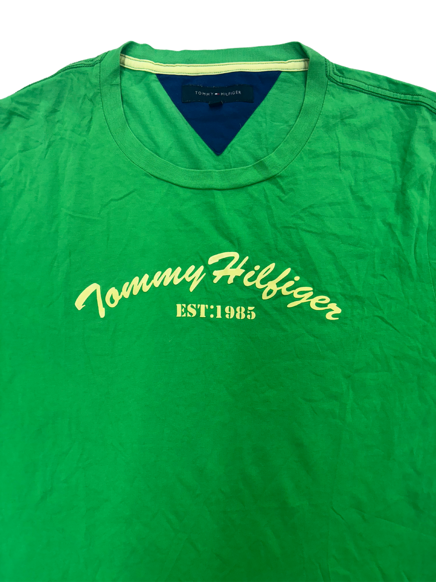 Tommy Hilfiger Green Crew Neck T-Shirt - L