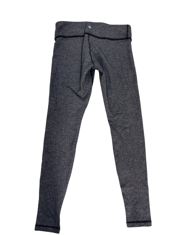 Lululemon Heathered Grey High-Rise Full-Length Leggings - L