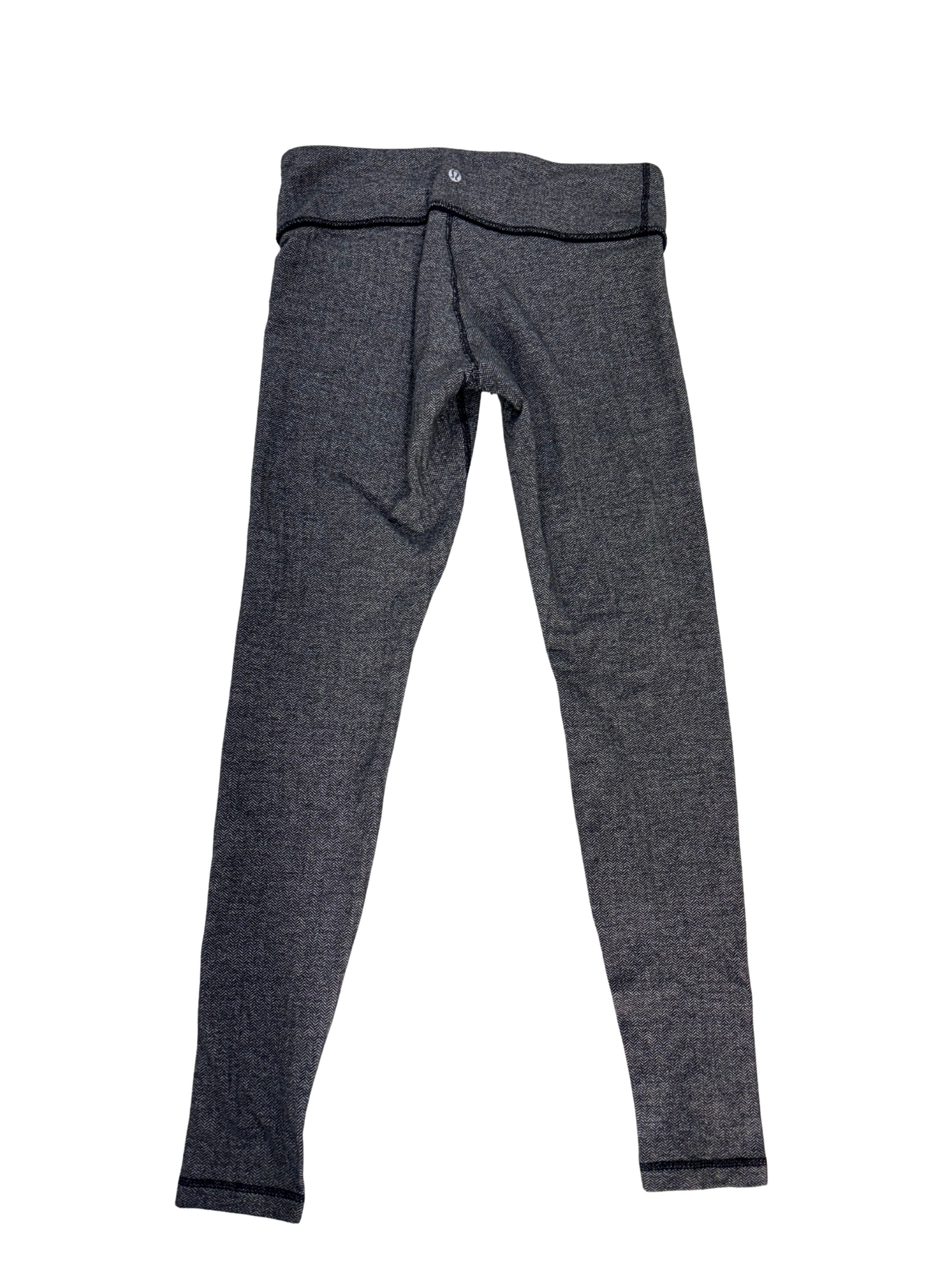 Lululemon Heathered Grey High-Rise Full-Length Leggings - L
