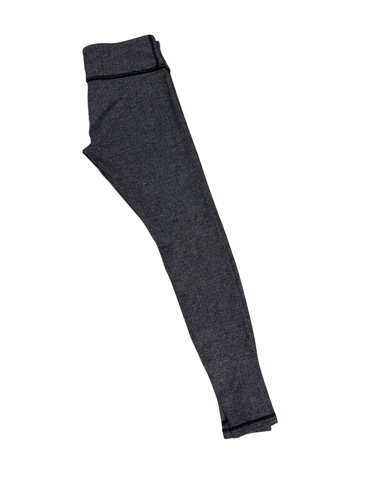 Lululemon Heathered Grey High-Rise Full-Length Leggings - L