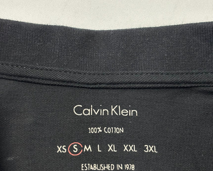 Calvin Klein Black Short Sleeve Polo Shirt