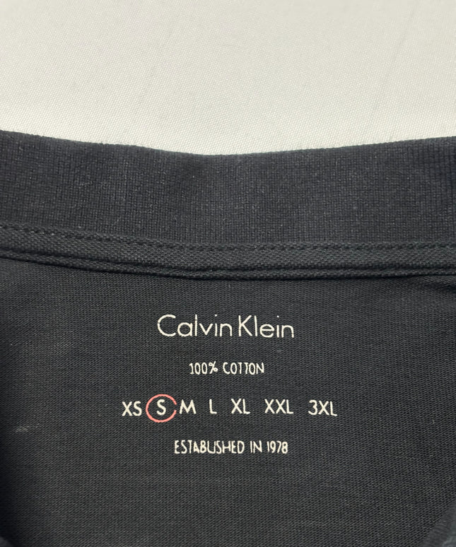Calvin Klein Black Short Sleeve Polo Shirt