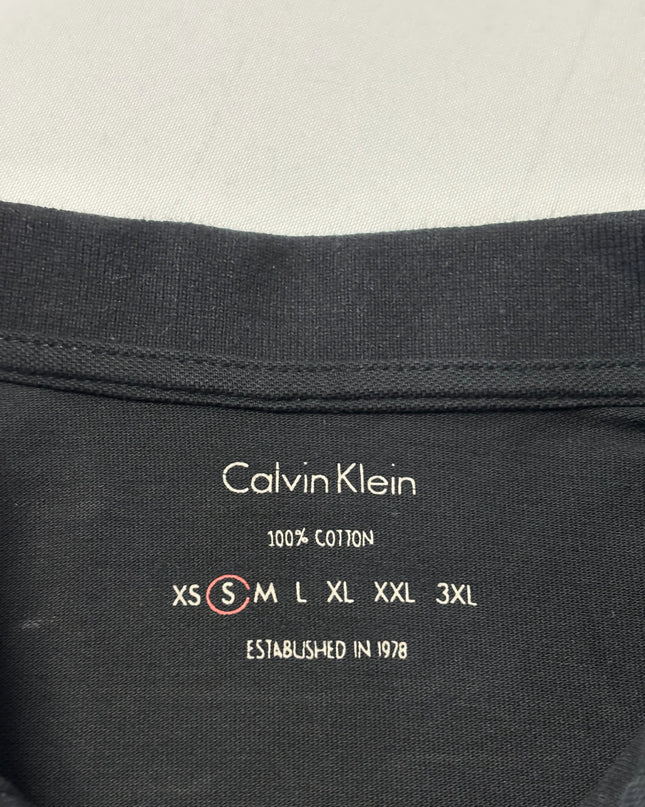 Calvin Klein Black Short Sleeve Polo Shirt