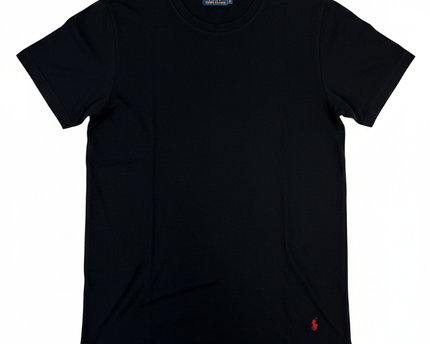 Polo Ralph Lauren Black Cotton Crewneck T-Shirt