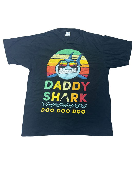 Daddy Shark Shirt Doo Doo Doo T-Shirt - L