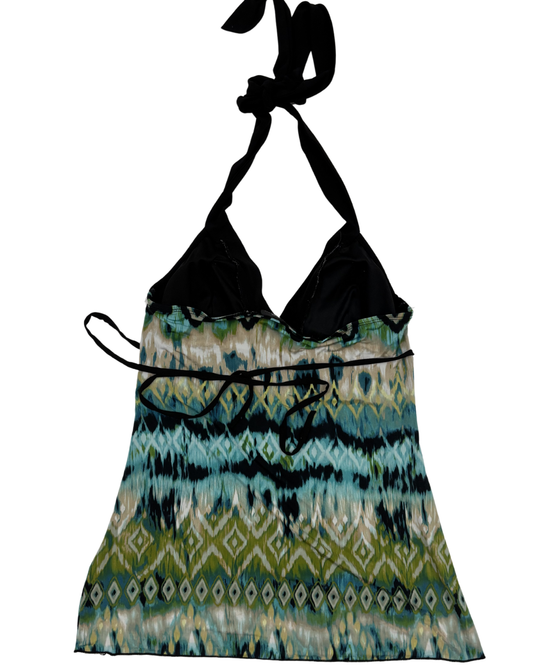 B-Wear Byer California Tribal Print Halter Top  - XXS