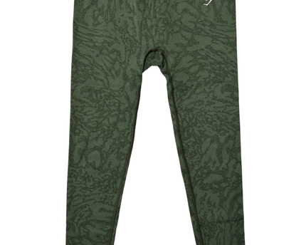 Gymshark Adapt Animal Seamless Olive Green High Waisted Leggings