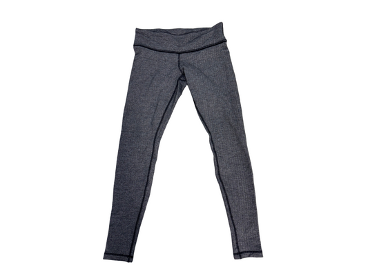 Lululemon Heathered Grey High-Rise Full-Length Leggings - L