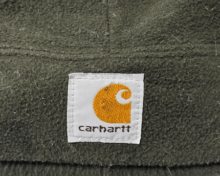 Carhartt Olive Green Fleece‑Lined Beanie Hat