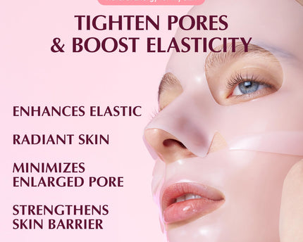 Eqqualberry Collagen Pore Tight Up Hydrogel Mask 4PCS