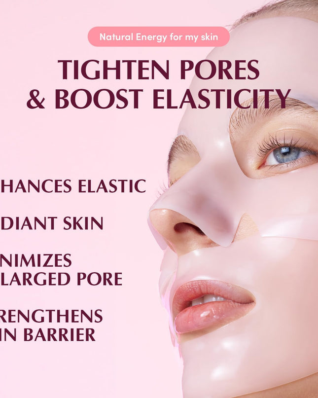 Eqqualberry Collagen Pore Tight Up Hydrogel Mask 4PCS