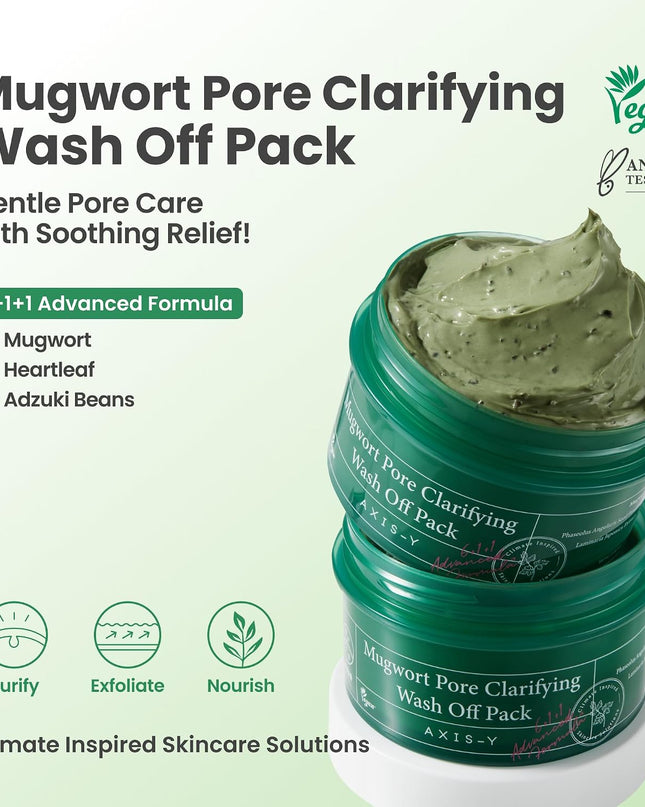 AXIS-Y Mugwort Pore Clarifying Wash Off Pack 50ml