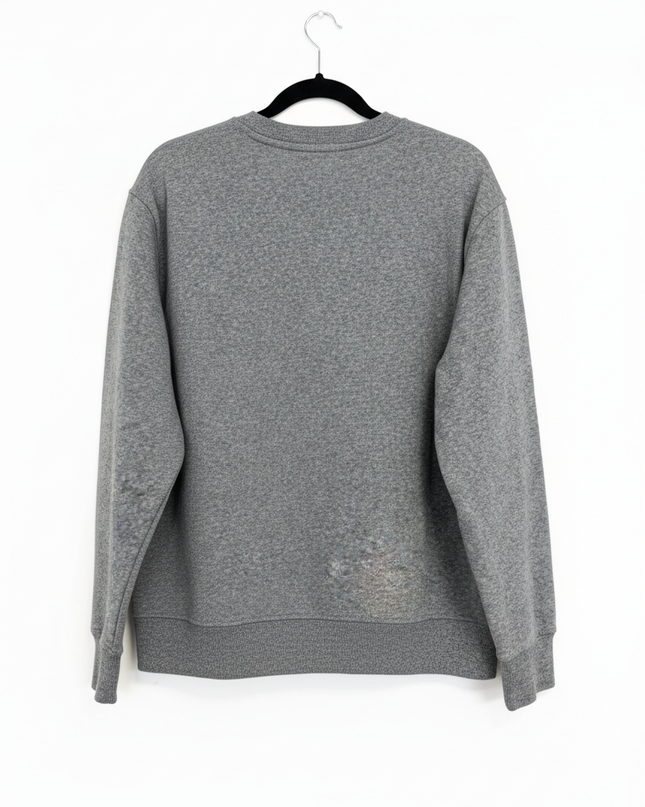 M&S Grey Marl Crew Neck Cotton Sweatshirt