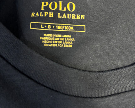 Polo Ralph Lauren Black Signature Logo T-Shirt