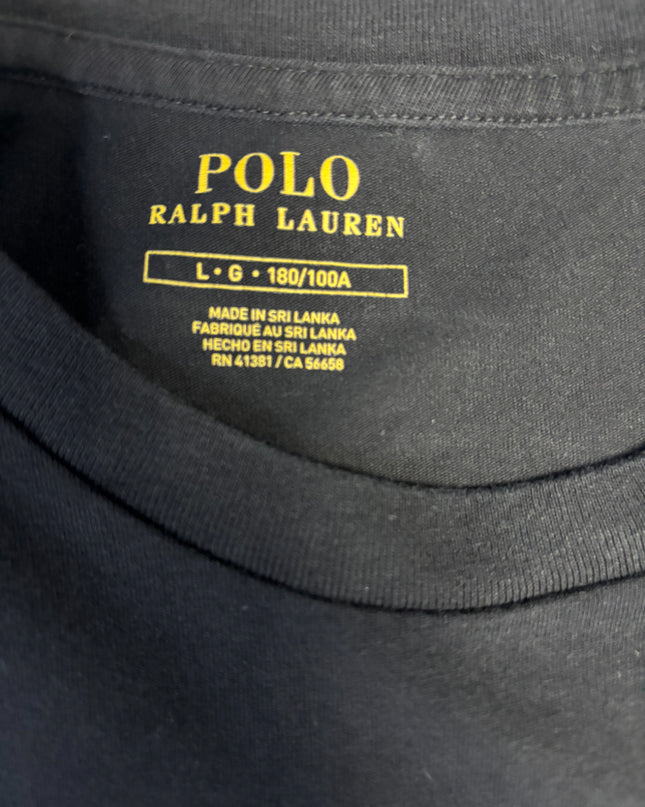 Polo Ralph Lauren Black Signature Logo T-Shirt