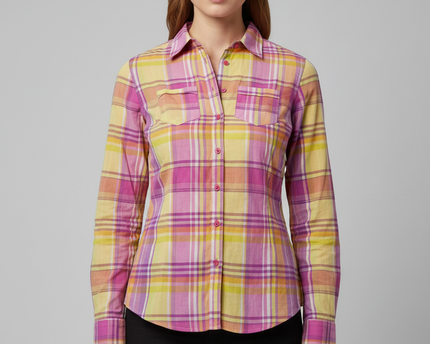 Aeropostale Multicolor Plaid Button-Down Shirt