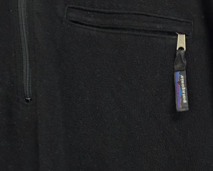 Patagonia Black 1/4 Zip Fleece Sweater