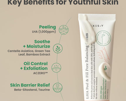 AXIS-Y LHA Peel & Fill Pore Balancing Cream 50ml