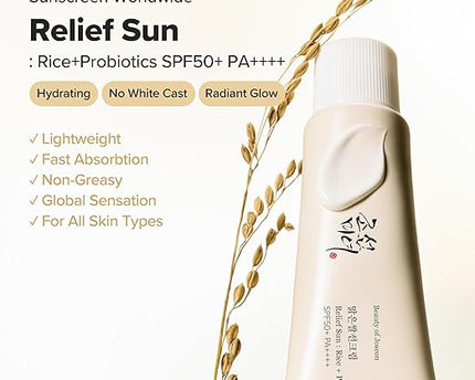 Beauty of Joseon Relief Sun: Rice + Probiotics SPF50+ PA++++ 50ml