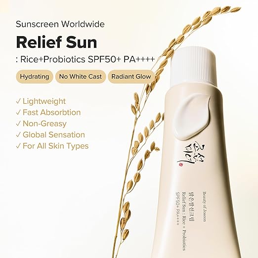 Beauty of Joseon Relief Sun: Rice + Probiotics SPF50+ PA++++ 50ml