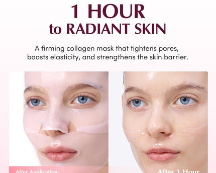 Eqqualberry Collagen Pore Tight Up Hydrogel Mask 4PCS