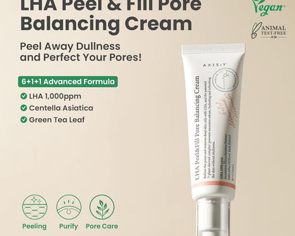 AXIS-Y LHA Peel & Fill Pore Balancing Cream 50ml