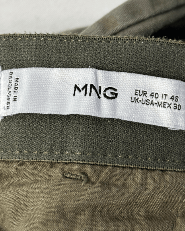 MNG Slim Fit Cotton Blend Chino Pants