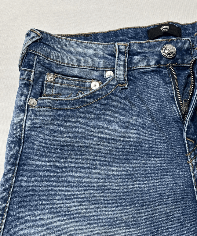 True Religion Bobbi Baggy Wide Leg Blue Denim Jeans