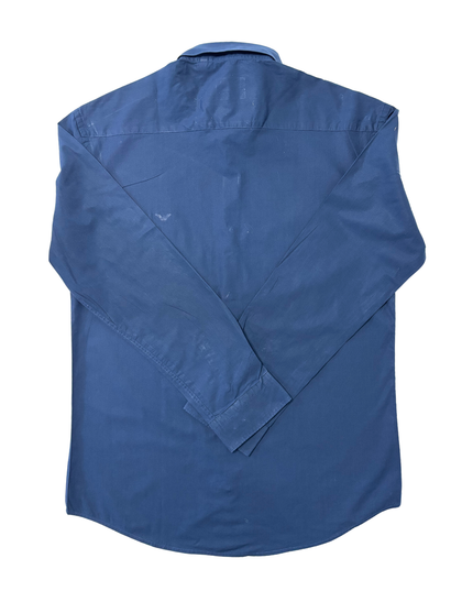 Emporio Armani Slim Fit Blue Dress Shirt - M