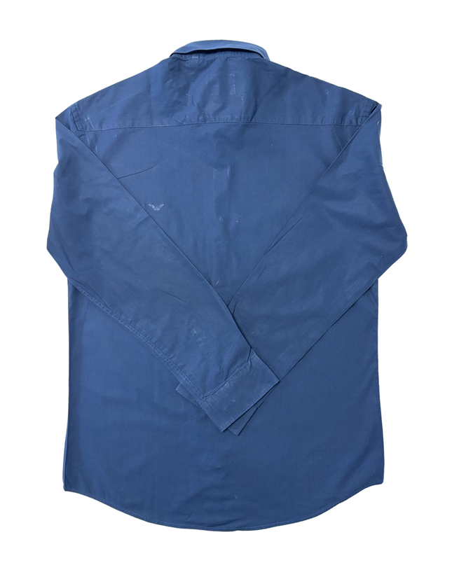 Emporio Armani Slim Fit Blue Dress Shirt - M