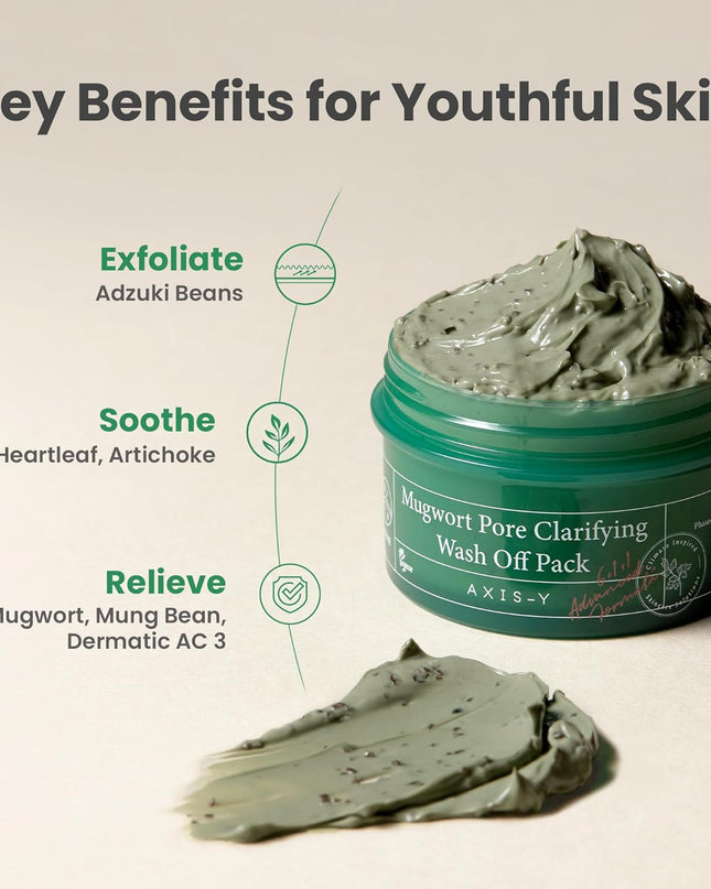 AXIS-Y Mugwort Pore Clarifying Wash Off Pack 100ml