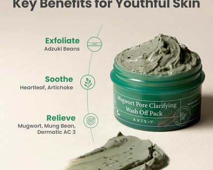 AXIS-Y Mugwort Pore Clarifying Wash Off Pack 50ml