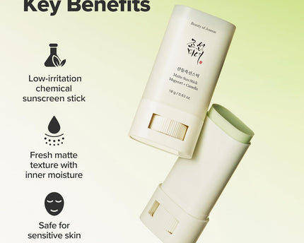 Beauty of Joseon Matte Sun Stick: Mugwort + Camilia SPF50+ PA++++ 18g