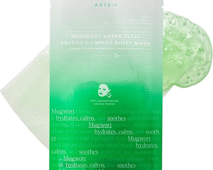 AXIS-Y Mugwort Green Vital Energy Complex Sheet Mask 27ml