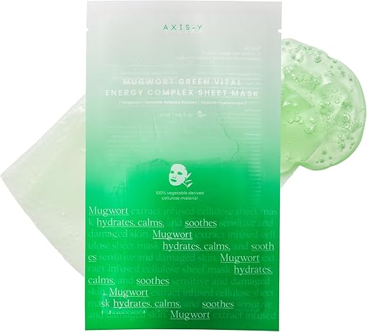 AXIS-Y Mugwort Green Vital Energy Complex Sheet Mask 27ml
