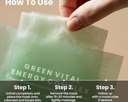 AXIS-Y Mugwort Green Vital Energy Complex Sheet Mask 27ml
