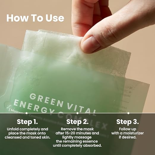 AXIS-Y Mugwort Green Vital Energy Complex Sheet Mask 27ml