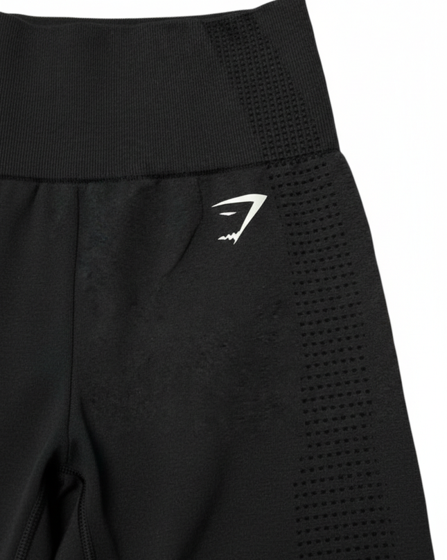 Gymshark Vital Seamless High-Waisted Black Leggings