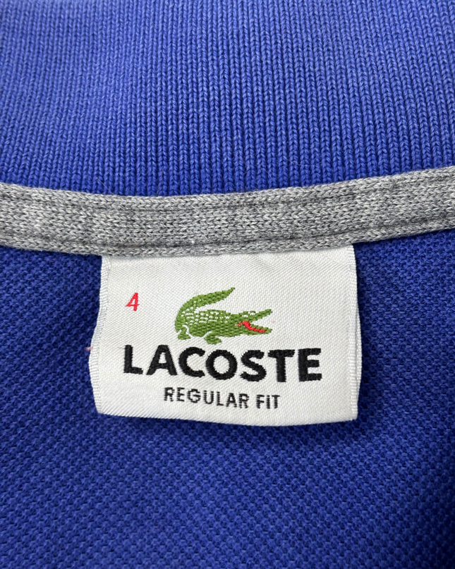 Lacoste Striped Long-Sleeve Multicolor Polo Shirt - M