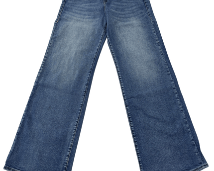 True Religion Bobbi Baggy Wide Leg Blue Denim Jeans