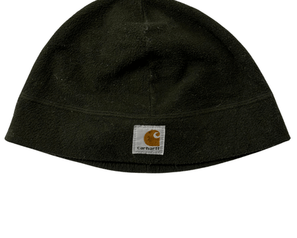 Carhartt Olive Green Fleece‑Lined Beanie Hat