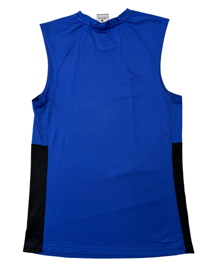 Nike Dri-FIT Royal Blue & Black Neon Color Block Training Tank Top