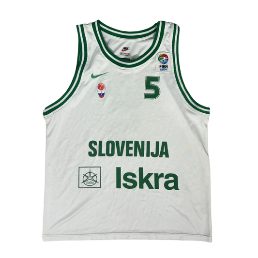 Nike Slovenia National Team Basketball Jersey #5 – Terziev – FIBA Edition - L