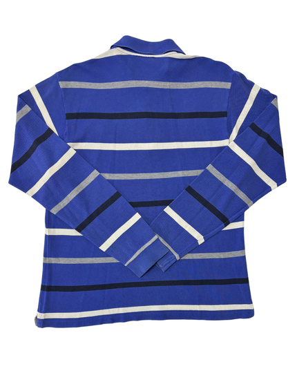 Lacoste Striped Long-Sleeve Multicolor Polo Shirt - M