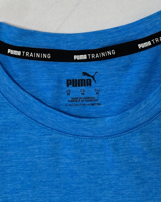 Puma Training Blue Heather Performance T-Shirt