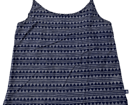 Boom Shankar Navy Blue Tribal Print Cotton Cami Top