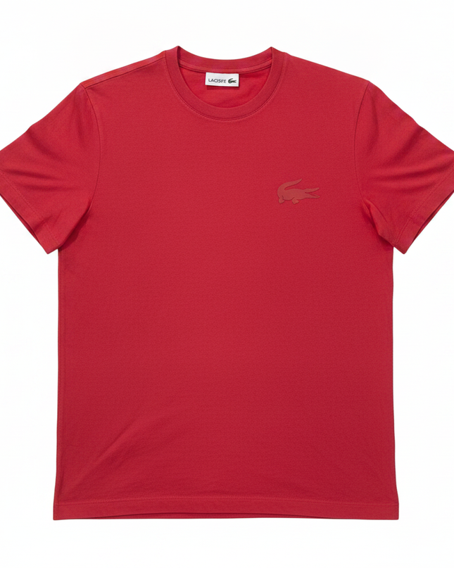 Lacoste Red Regular Fit Crew Neck T-Shirt