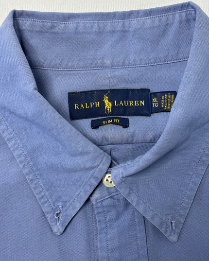 Ralph Lauren Slim Fit Blue Oxford Shirt